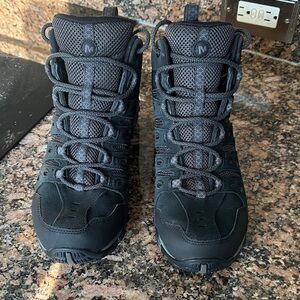 Merrell Black and Gray Hiking Boots
